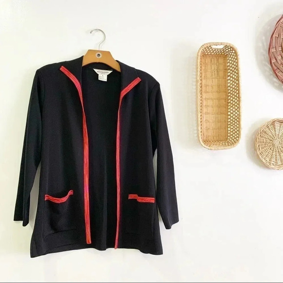 Exclusively Misook Open Front Cardigan Topper - Picture 2 of 7